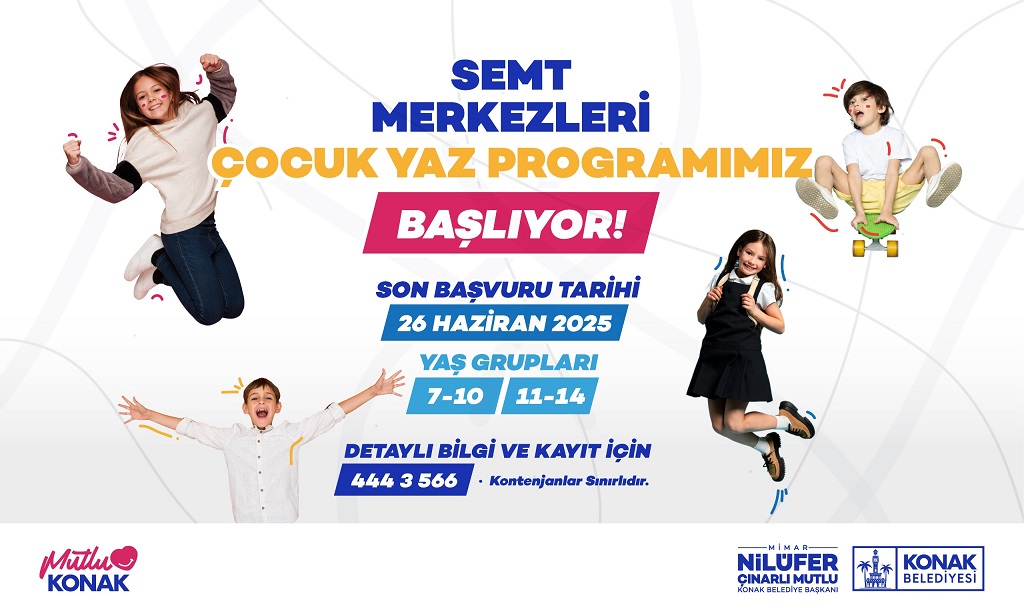 Konak’tan Çocuklara Dolu Dolu Yaz Programı